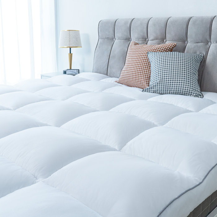 Alwyn Home Lovette 4" Down Alternative Mattress Topper & Reviews Wayfair